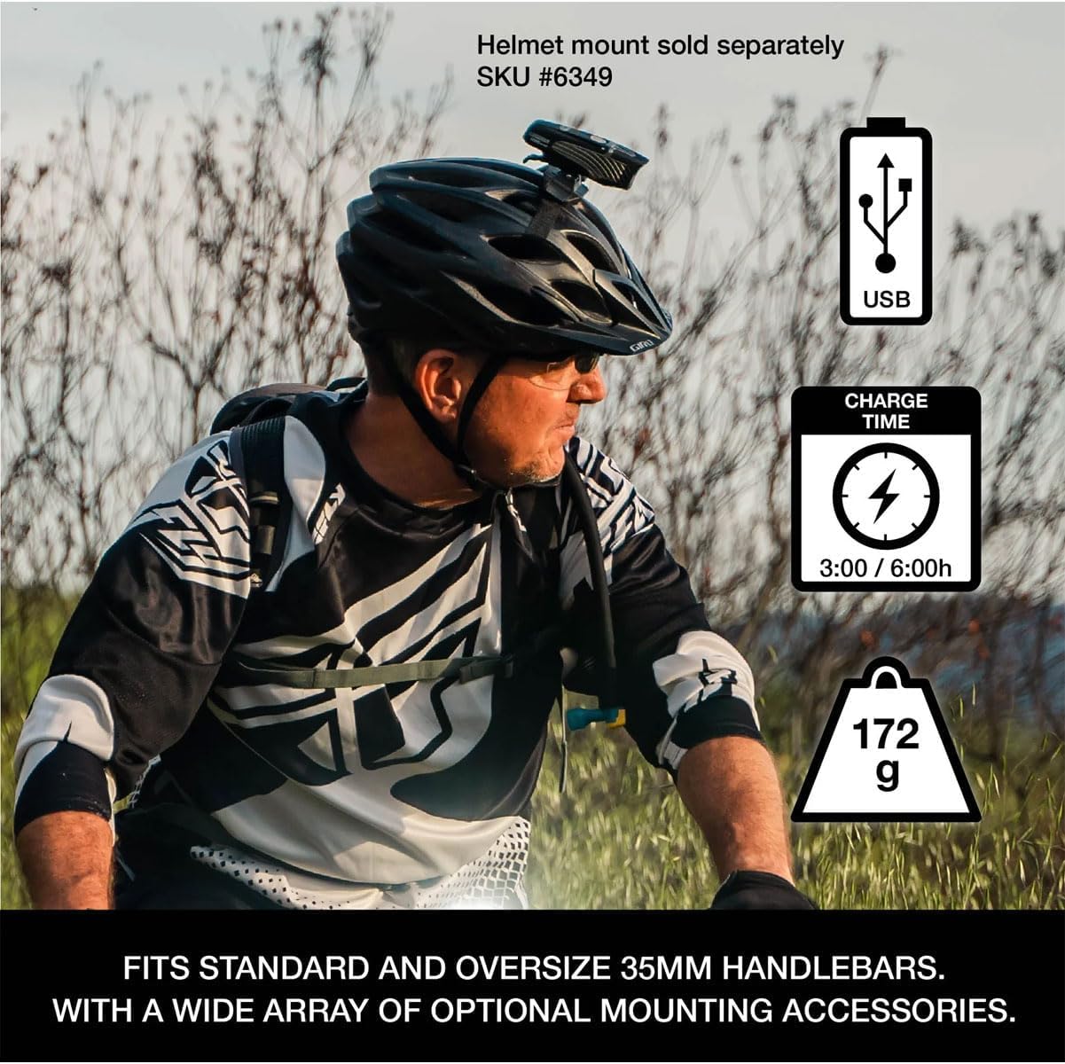 NiteRider Lumina 1200 Boost USB Rechargeable Bike Light Powerful Lumens Bicycle Headlight LED Front Light Easy to Install for Men Women Road Mountain City Commuting Adventure Cycling Safety Flashlight