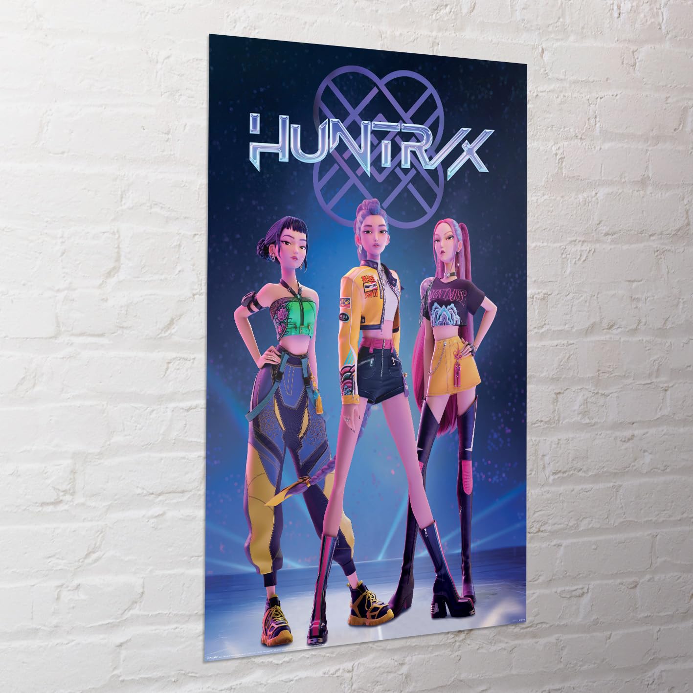 Pyramid International K-POP CHASSEURS DE DÉMONS Maxi Poster 36 x 24 pouces Affiche murale non encadrée