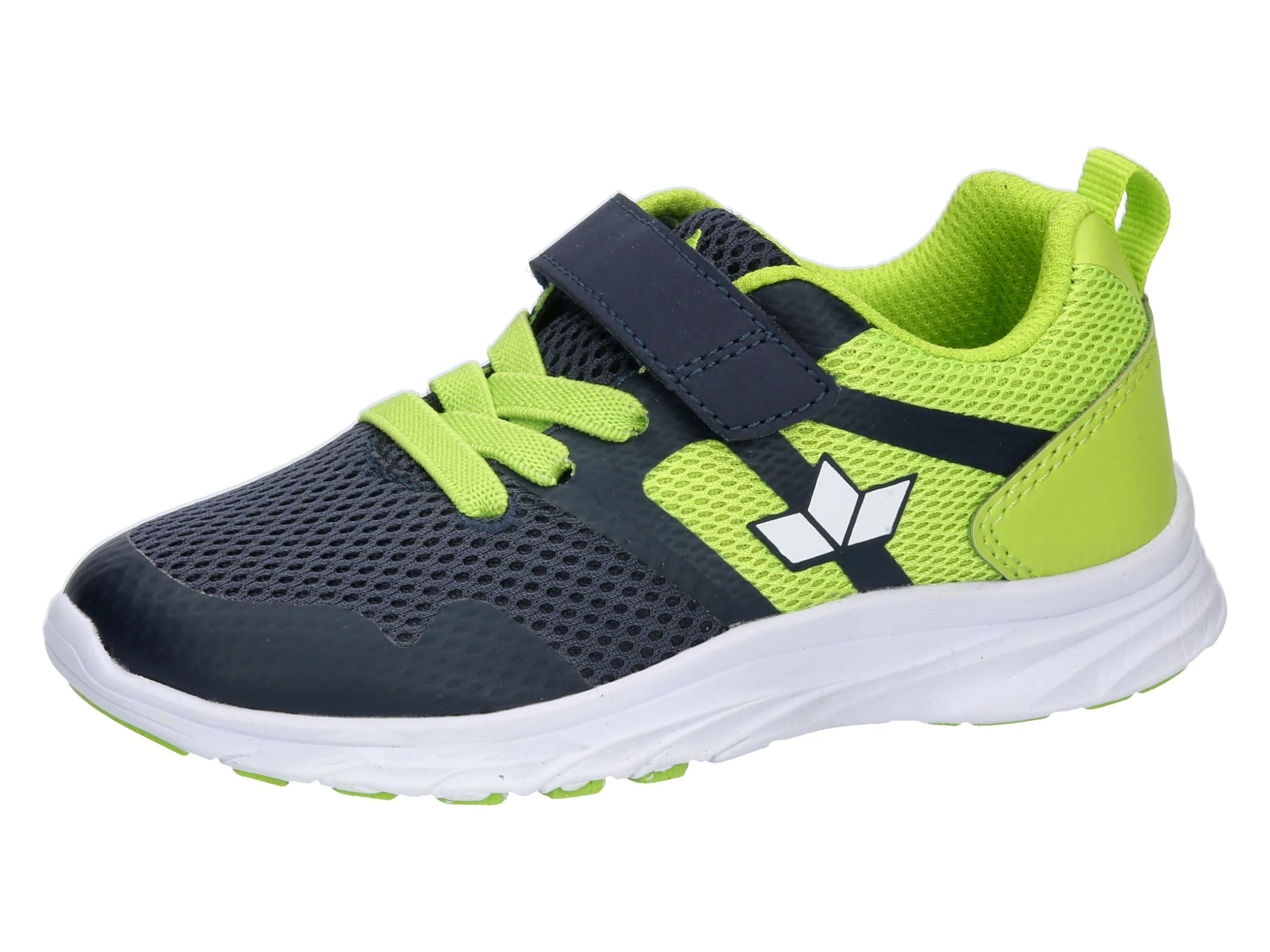 Lico Unisex Kid's Napier Vs Sneaker, Marine Lemon, 12.5 UK Child