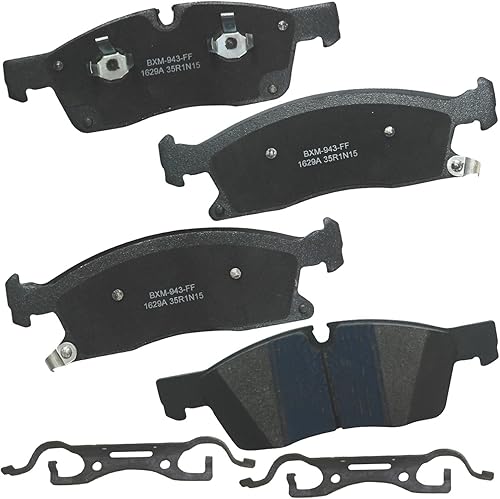 Vista 362 de Bendix Premium SBM8 - Pastillas de freno semimetálicas Premium para modelos seleccionados Buick Special, Camaro, Corvette, Phaeton, Olds F85, Vista