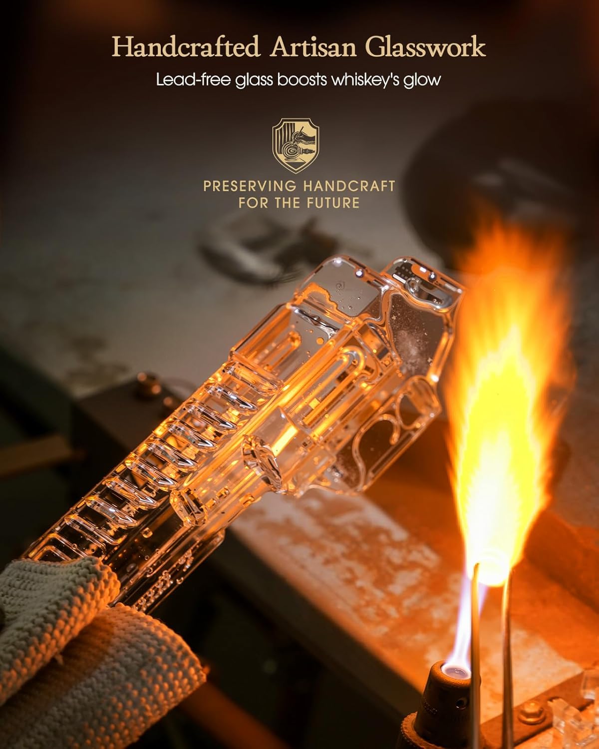 Kollea Whiskey Decanter Set with Grenade-Shaped Shot Glasses, Anniversary Birthday Gifts for Men Who Have Everything, Whiskey Gifts for Father, Husband, Boyfriend & Military Enthusiasts, New Year - Image 8