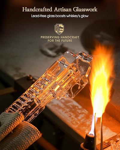 Miniatura 8 de Kollea Juego de decantador de whisky con vasos de chupito en forma de granada, regalos de cumpleaños de aniversario para hombres que lo tienen todo,
