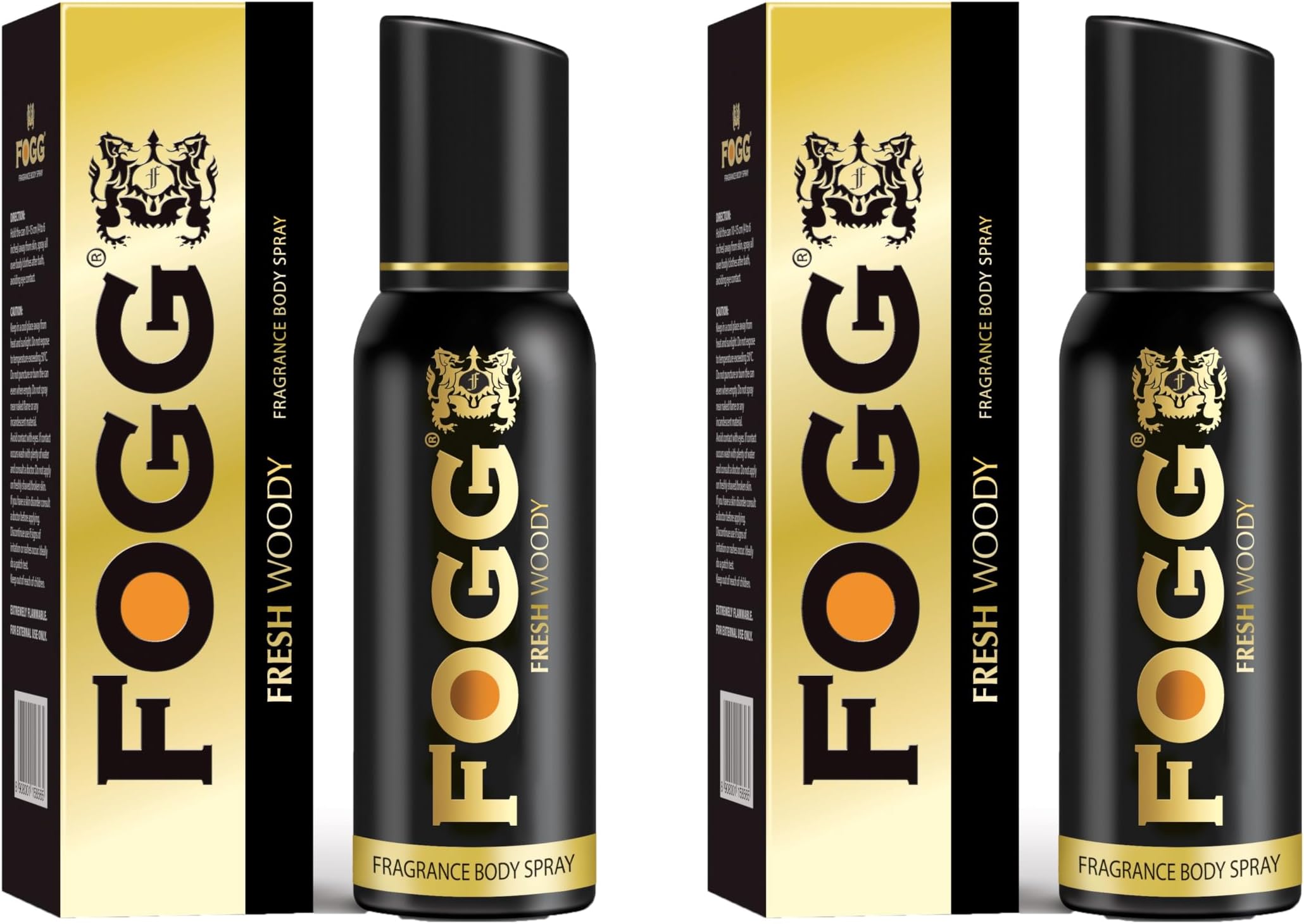 Men Fresh Deodorant Spray Combo , Woody Black Series (Pack Of 2)