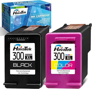 HavaTek 300 XL Negro Tricolor Remanufacturado Cartuchos de Tinta para HP  300 300 XL para HP Envy 120 100 110 114 Deskjet F2480 F4272 F4280 F4500  F4580 PhotoSmart C4680 C4780 Impresora 1-Negro 1-Color : Amazon.es:  Informática