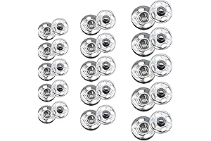 120 Sets Sew Snap Buttons: Snap Fastener Nirvana for Seamless Sewing