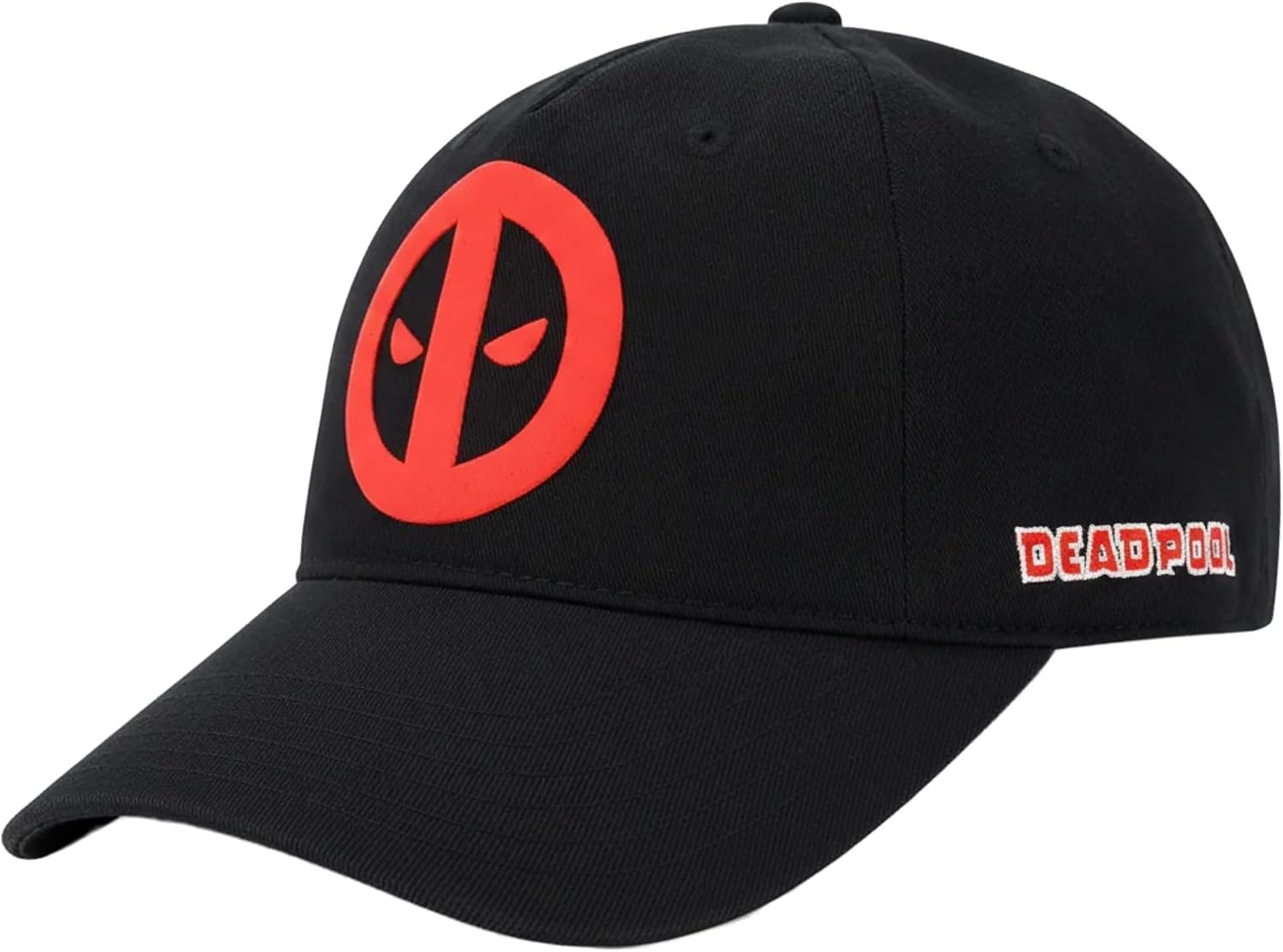 Marvel Deadpool Adjustable Baseball Hat with Curved Brim