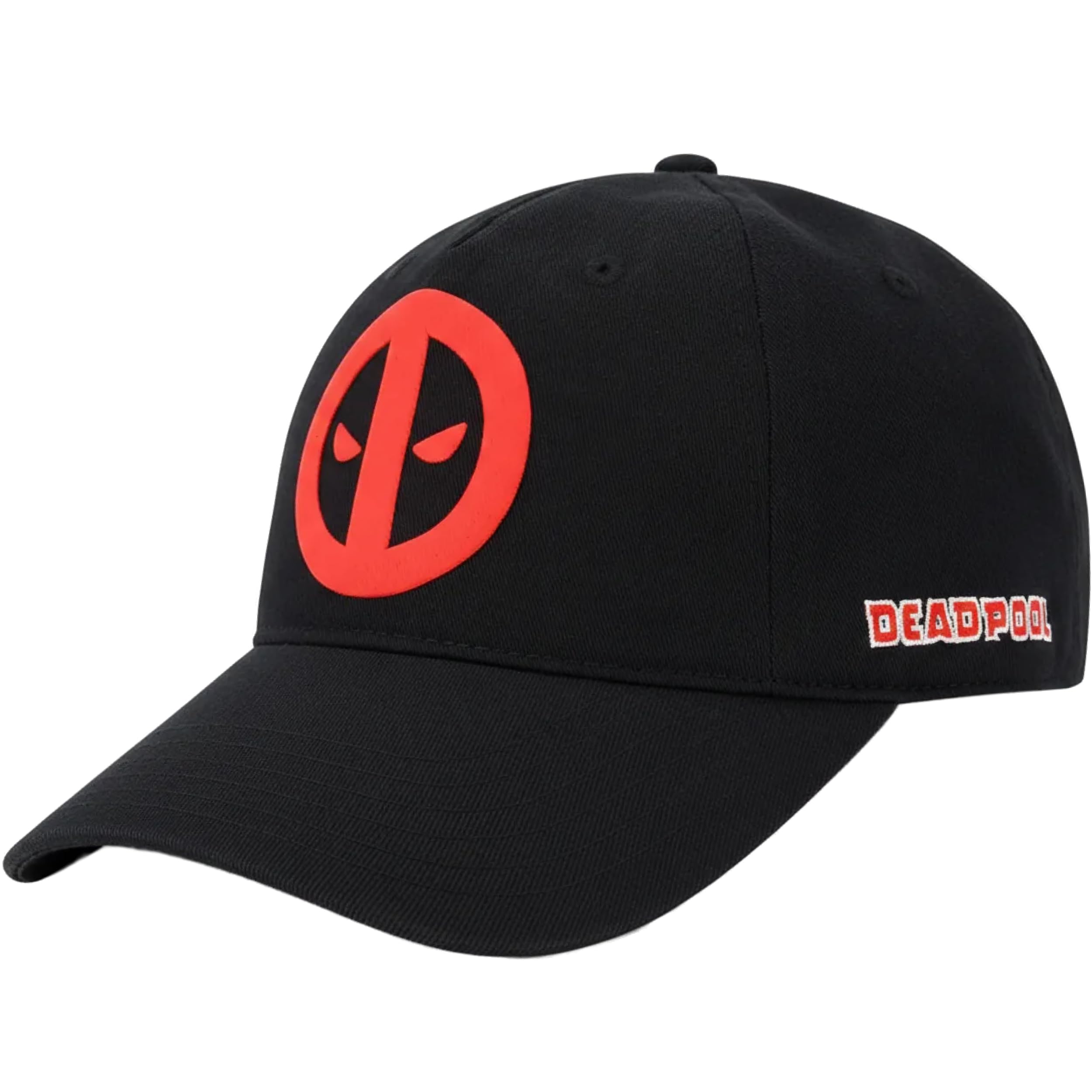 Concept One Unisex's Marvel Deadpool Have a Nice Day Cotton Adjustable Baseball Hat with Curved Brim Cap, Black, One Size