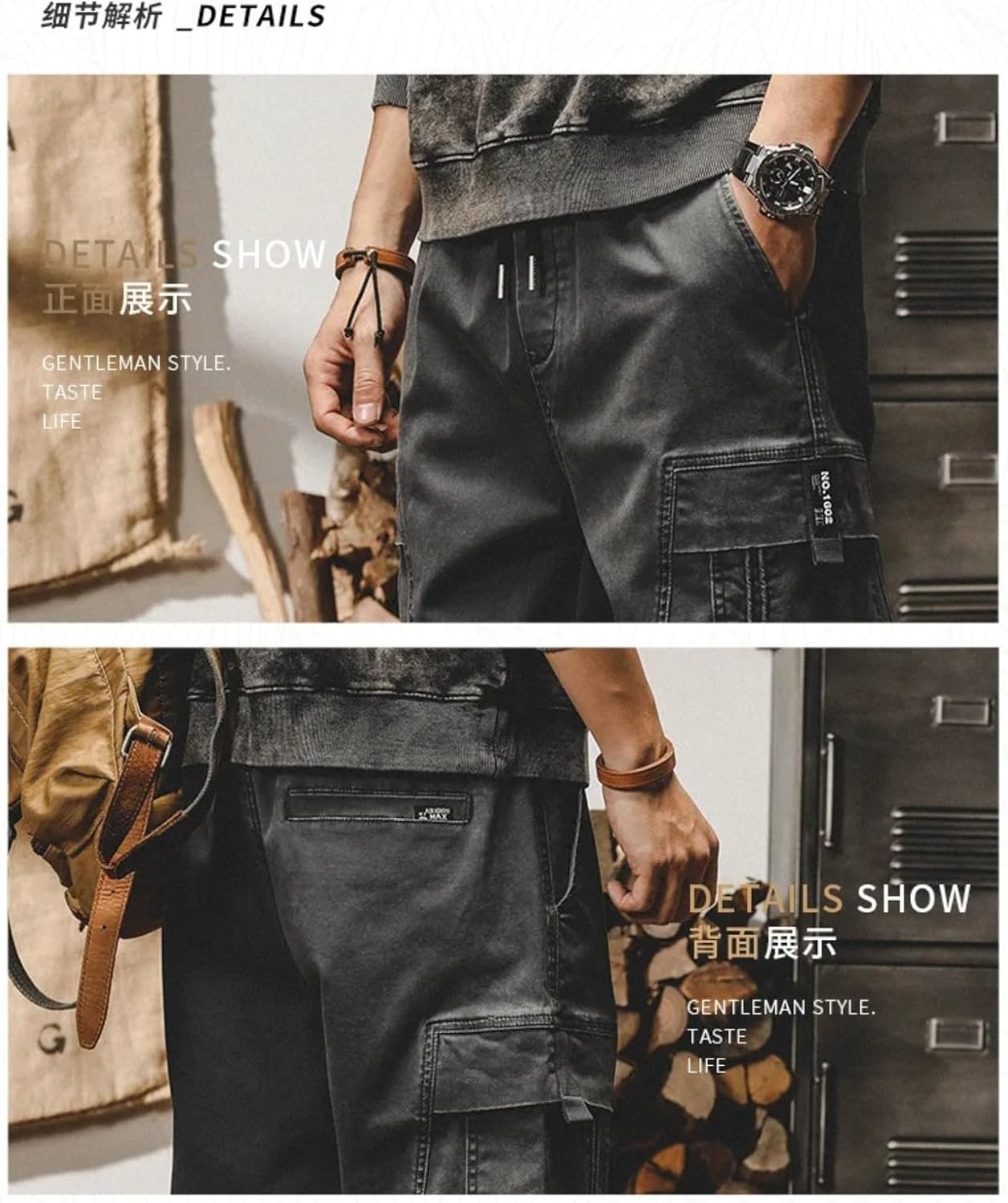 Cargo Pants Men Jogging Casual Pants Cotton Military Mens Streetwear Mens Work Tactical Tracksuit Trousers