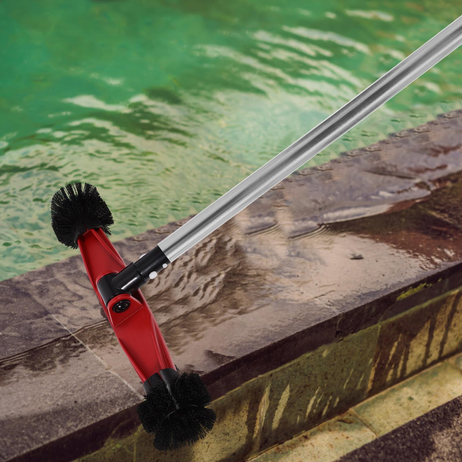 Brosse de Nettoyage pour Piscine Tête de Brosse de Rechange pour Bords de Piscine