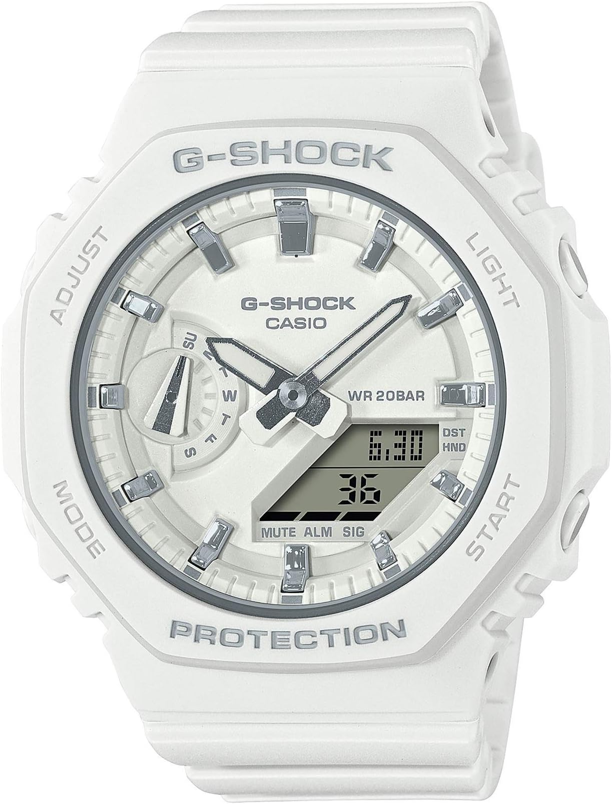 GMAS2100-7A White/Silver One Size