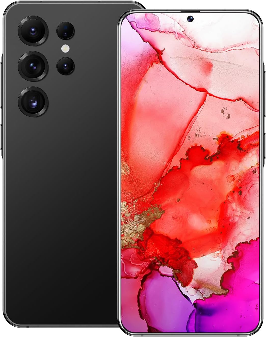 X25 Ultra Unlocked Phone, (8+256GB) Unlocked Smartphone, US Version for Android Phones, Long Battery Life 6800mAh, 6.8" HD Screen, 108MP Camera, Dual SIM, GPS, 5G (Midnight Black)