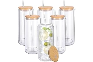 Double-Wall, Beer Glass-Shaped Cans with Pre-Drilled Holes for Snow Globe Crafts