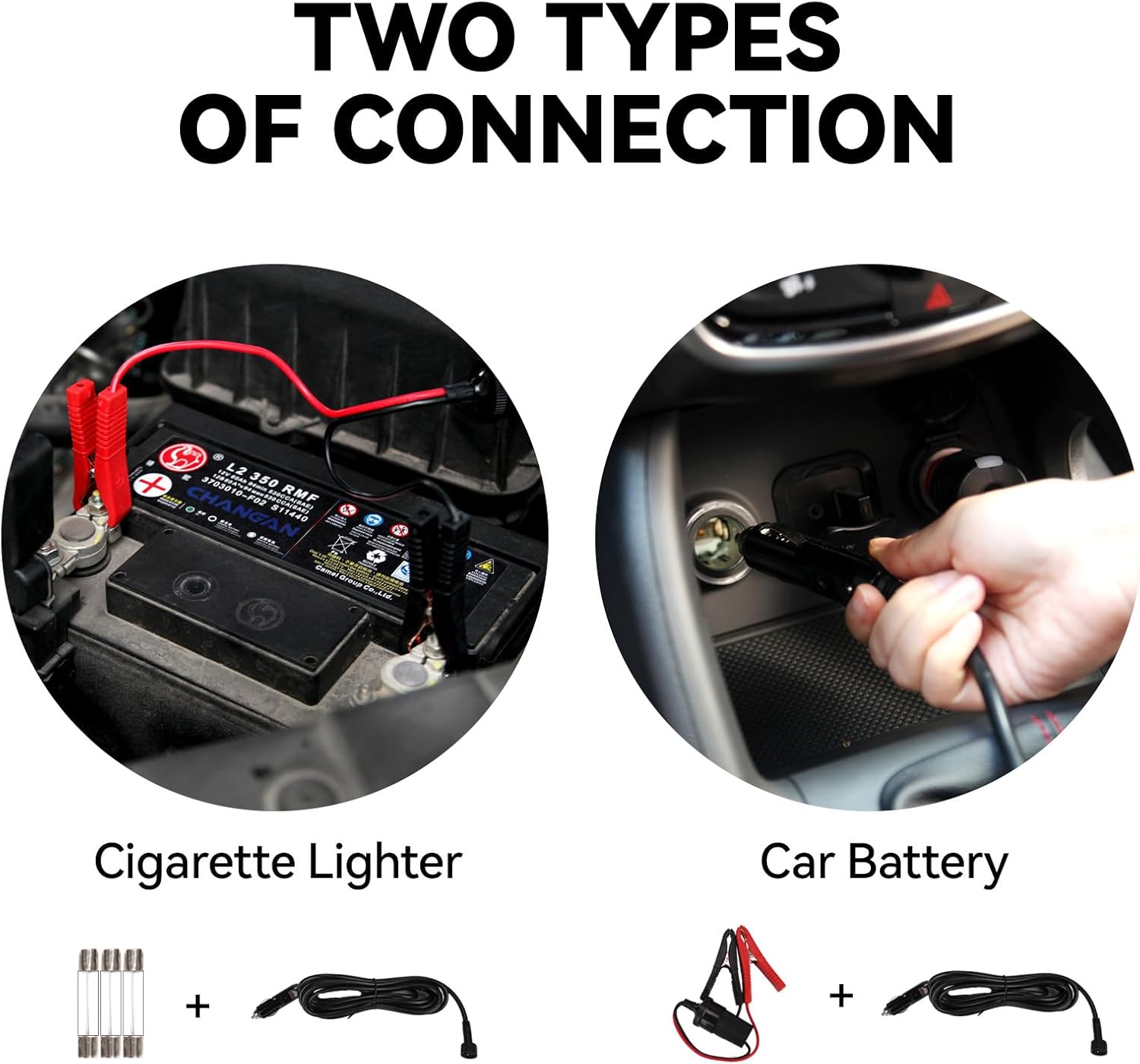 EFFIROSO Premium 10 in 1 Electric Scissor Jack Enhanced Safety 3 Ton Car Jack Kit Automatic 12V Tire Repair Kit for Sedans SUV Tire Replacement