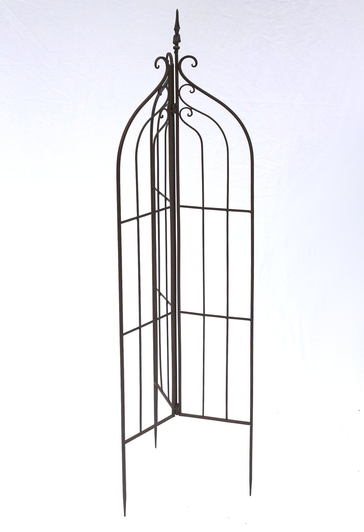 DanDiBo Support pour Plantes grimpantes 120033 Pliable Treillis en métal H-132cm D-38cm Support pour Plantes grimpantes Clôture