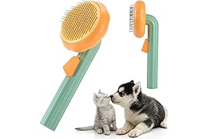 Pumpkin Power Pet Slicker Brush: Unlocks a Tangle-Free Paradise for Your Furry Friend