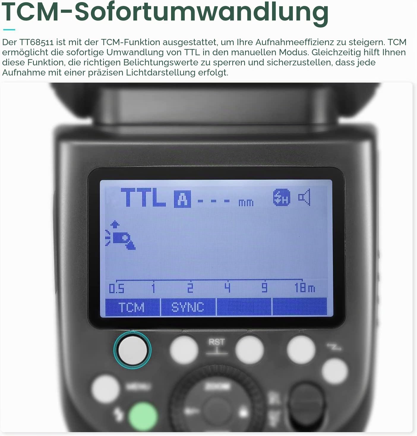 Godox TT685II-S TT685IIS Speedlite TTL Kamera Blitzgerät für Sony Kamera