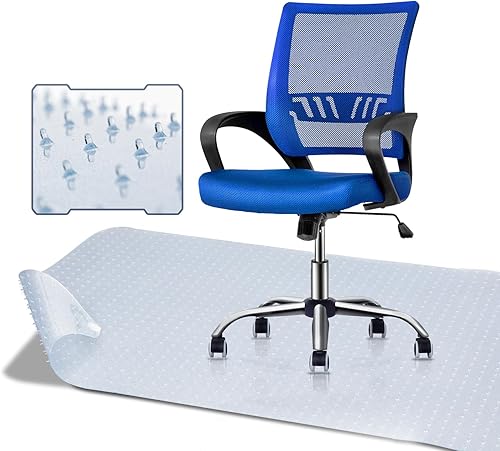 Miniatura 52 de MoNiBloom Silla de oficina de malla para el hogar, silla giratoria ergonómica con respaldo medio con asiento acolchado y reposabrazos, capacidad de
