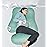 MOON PARK Pregnancy Pillows for Sleeping - U Shaped Full Body Maternity Pillow with Removable Cover - Support for Back, Legs, Belly, HIPS - 57 Inch - Turqouise - Cooling Cover