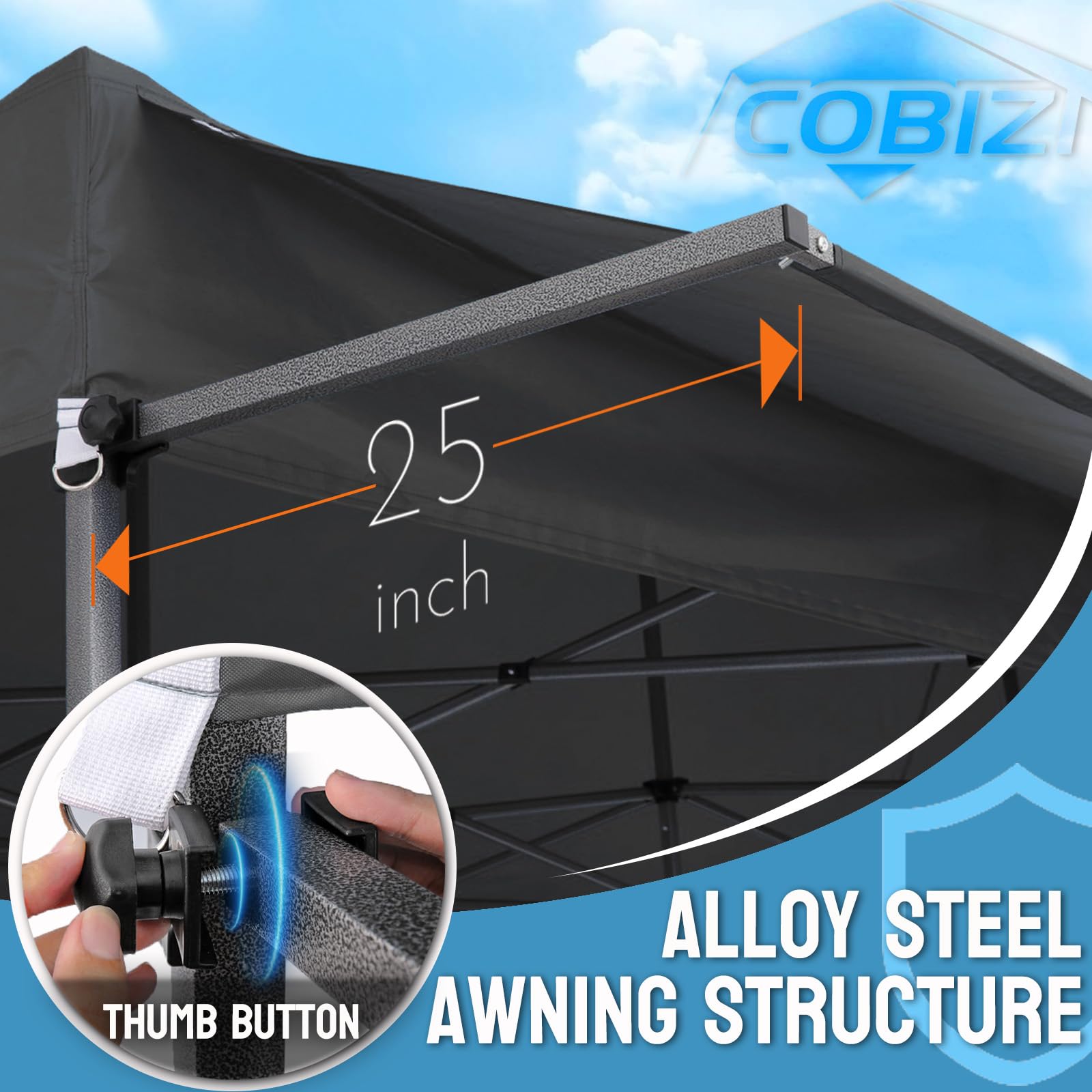 Gazebo 3x3 Pieghevole Impermeabile con 3 pareti laterali, Gazebo Esterno Resistente, Tende per Gazebo,Tendone Padiglione Pop Up per Feste Campeggio, Nero