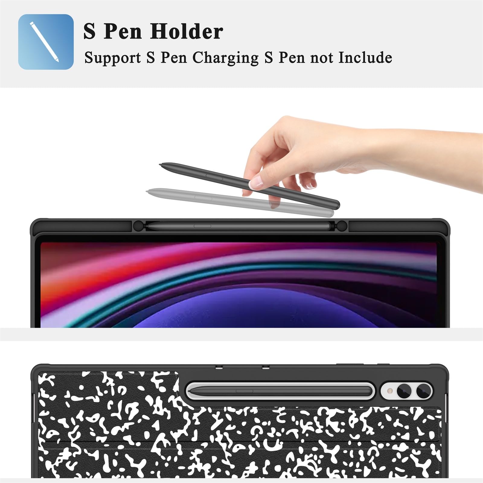 Amazon.com: Supveco Case for Samsung Galaxy Tab S10 Ultra/Tab S9