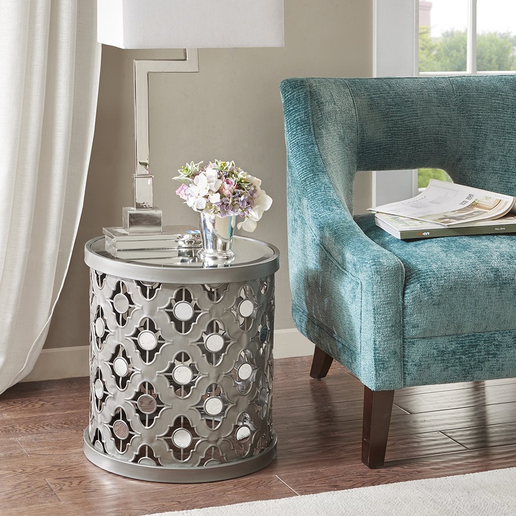 Amazon.com: Madison Park Arian Accent Tables - Mirror Glass