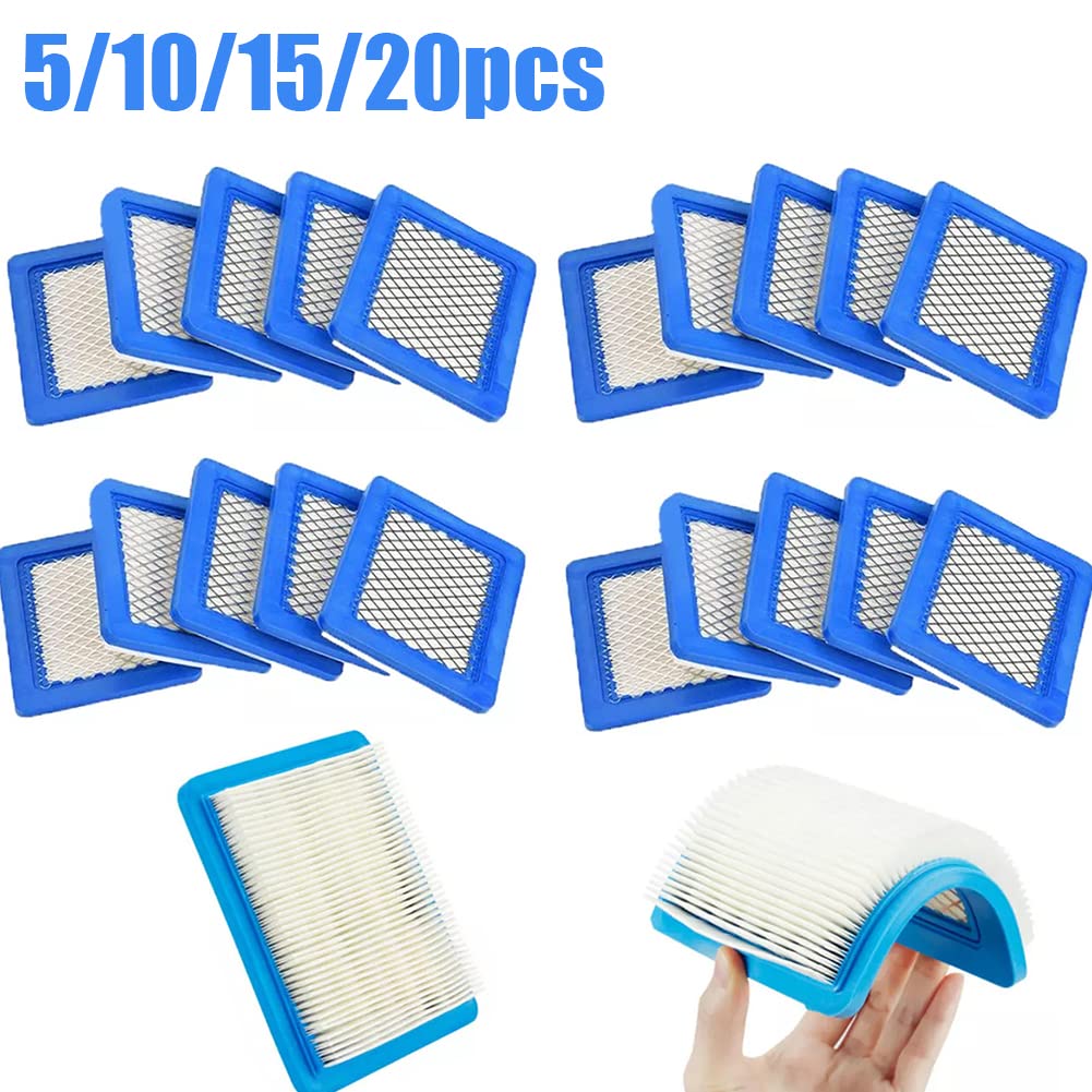 Filtros de cortacésped de Filtro de Aire de 5-20 Piezas for Bri-GGS & amp; St-ra-tto-n 491588 491588S 399959 Cortacéspedes Accesorios de Repuesto para cortacésped (Color : 10pcs)