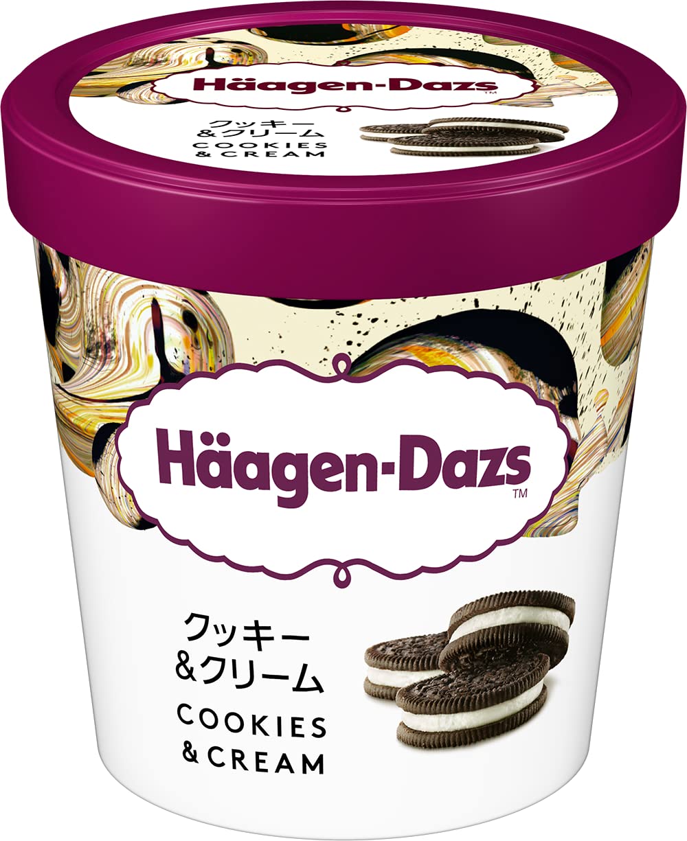 Amazon.co.jp: [冷凍] ハーゲンダッツ パイント クッキー&クリーム