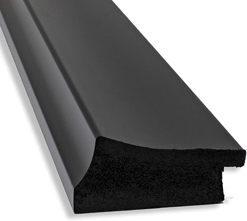 Miniatura 2 de Amanti Art Espejo de baño no biselado (29.75 x 23.75 pulgadas), marco negro grande, espejo de pared negro, mediano