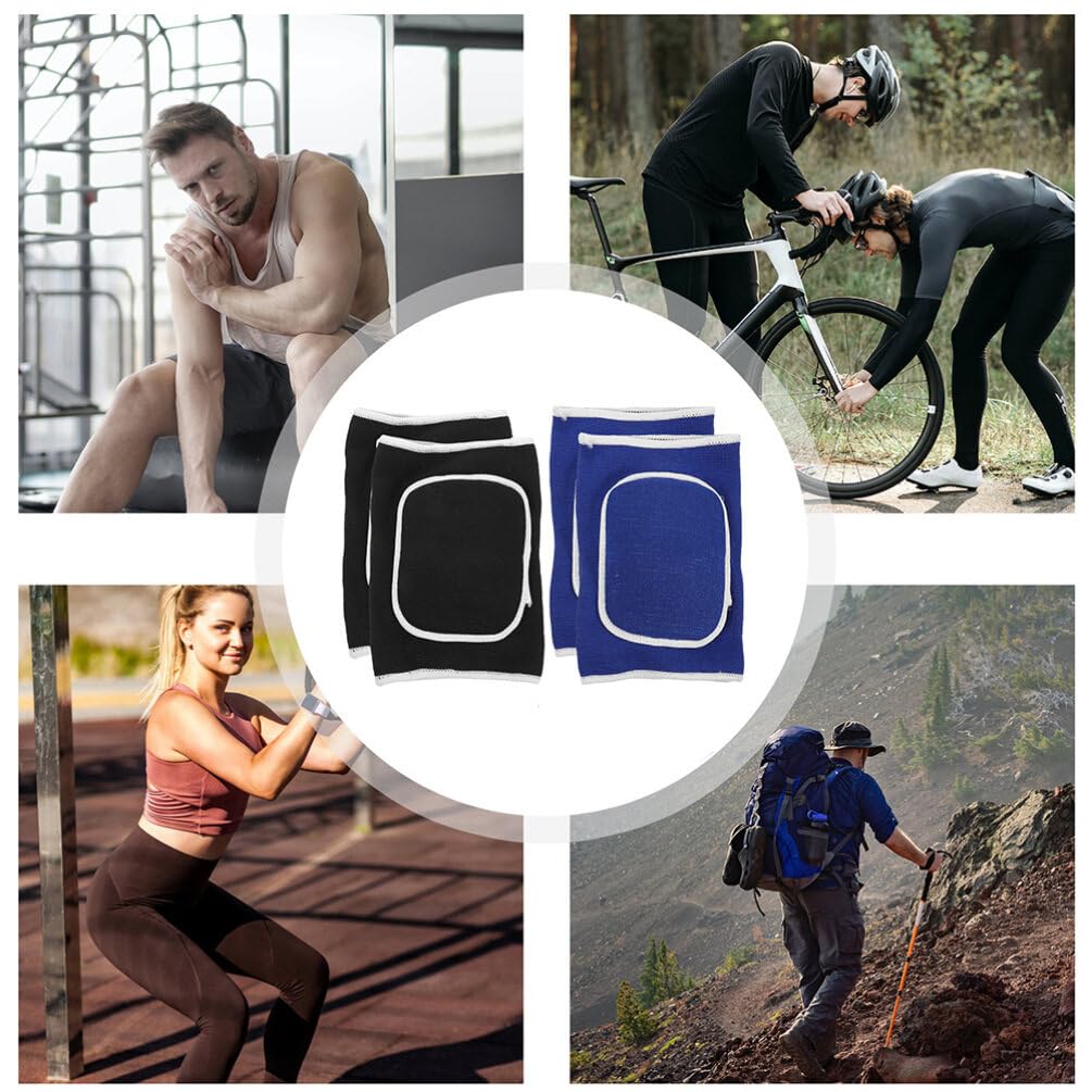 Baluue Thickened Sponge Knee Pads for Football Basketball Cycling Running Skiing Snowboarding Exercise