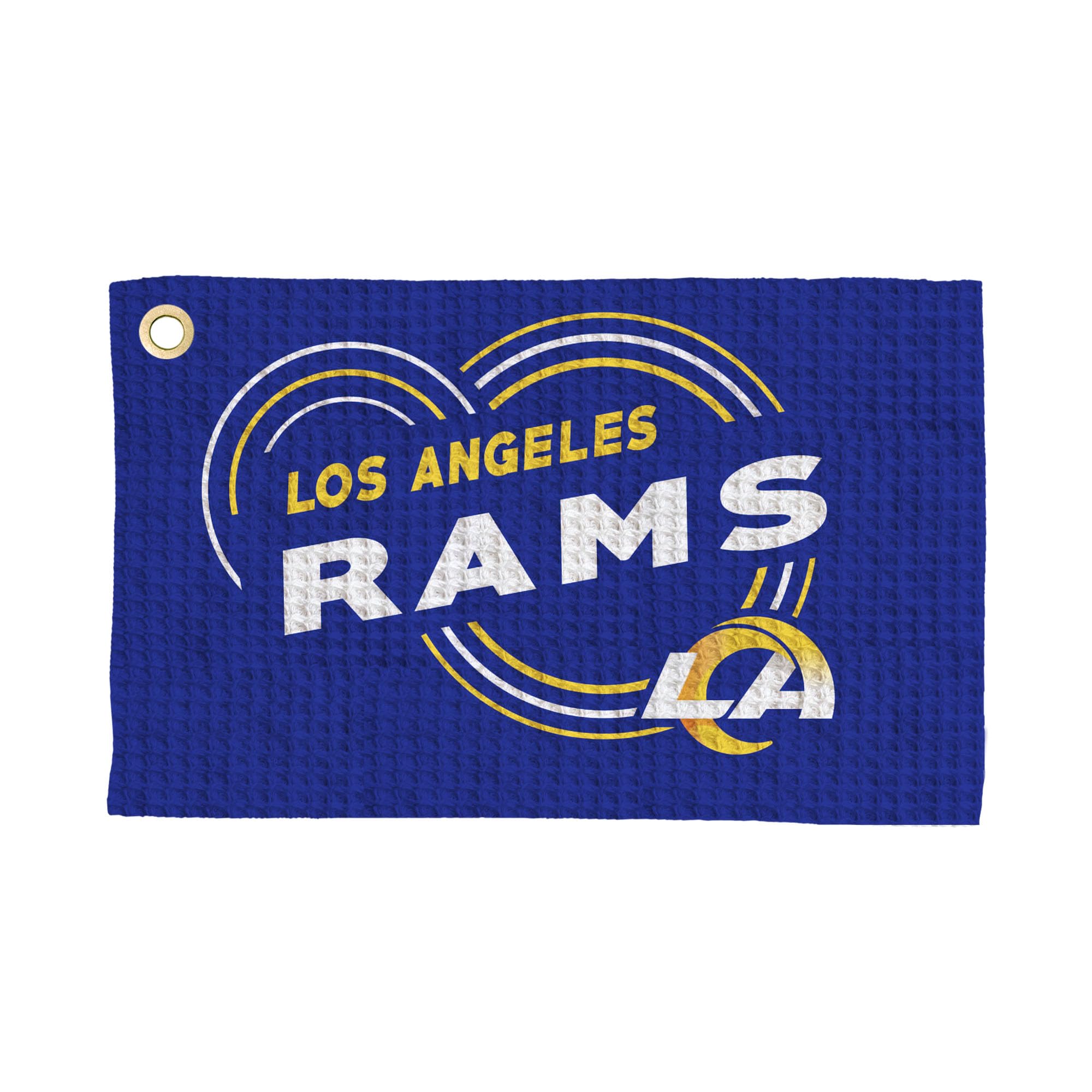Los Angeles Rams NFL Droplets Waffle Fan Towel 16x25 inches