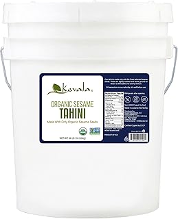 Kevala Organic Sesame Tahini - Gluten Free Paste for Homemade Hummus, In...