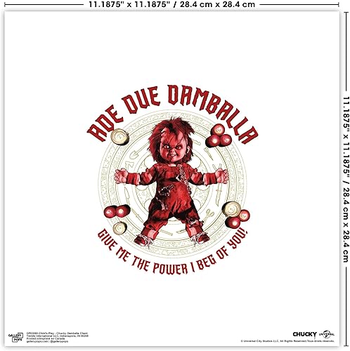 Miniatura 6 de Trends International Gallery Pops Child's Play - Póster de pared de Chucky Damballa Chant, 12.00 x 12.00 pulgadas, versión sin marco