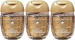 Bath & Body Works Pocketbac Scented Hand Sanitizer Gel 1 Fl Oz, 3 Pack (Pistachio Milk & Honey)