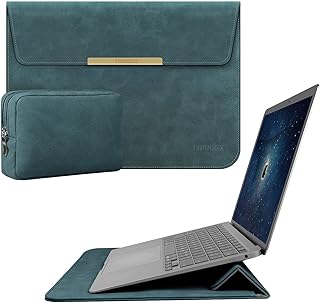 CHACHA - Custodia sottile per laptop da 13", con supporto, compatibile con MacBook Air 13, MacBook Pro 13, iPad Pro 12.9, ...