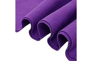 Purple Felt Fabric: Soft Woven Acrylic for DIY Crafts and Sewing