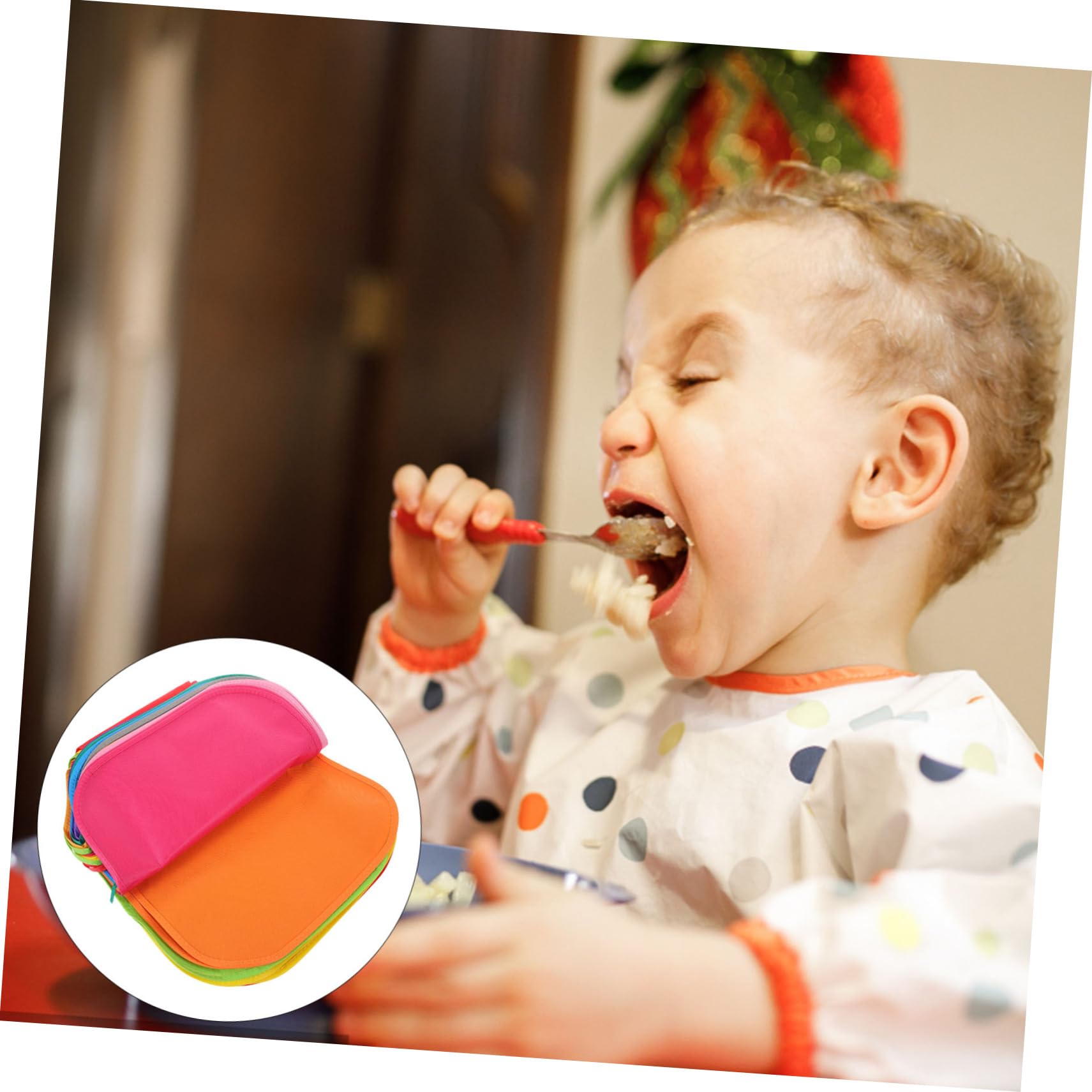 Kinderschürze aus Vliesstoff 24 Stück 33x48cm mit Langen Taillenbändern Wiederverwendbar Malerschürze für Kinder und Kleinkinder für Mal und Bastelaktivitäten Sowie Kinderkochen