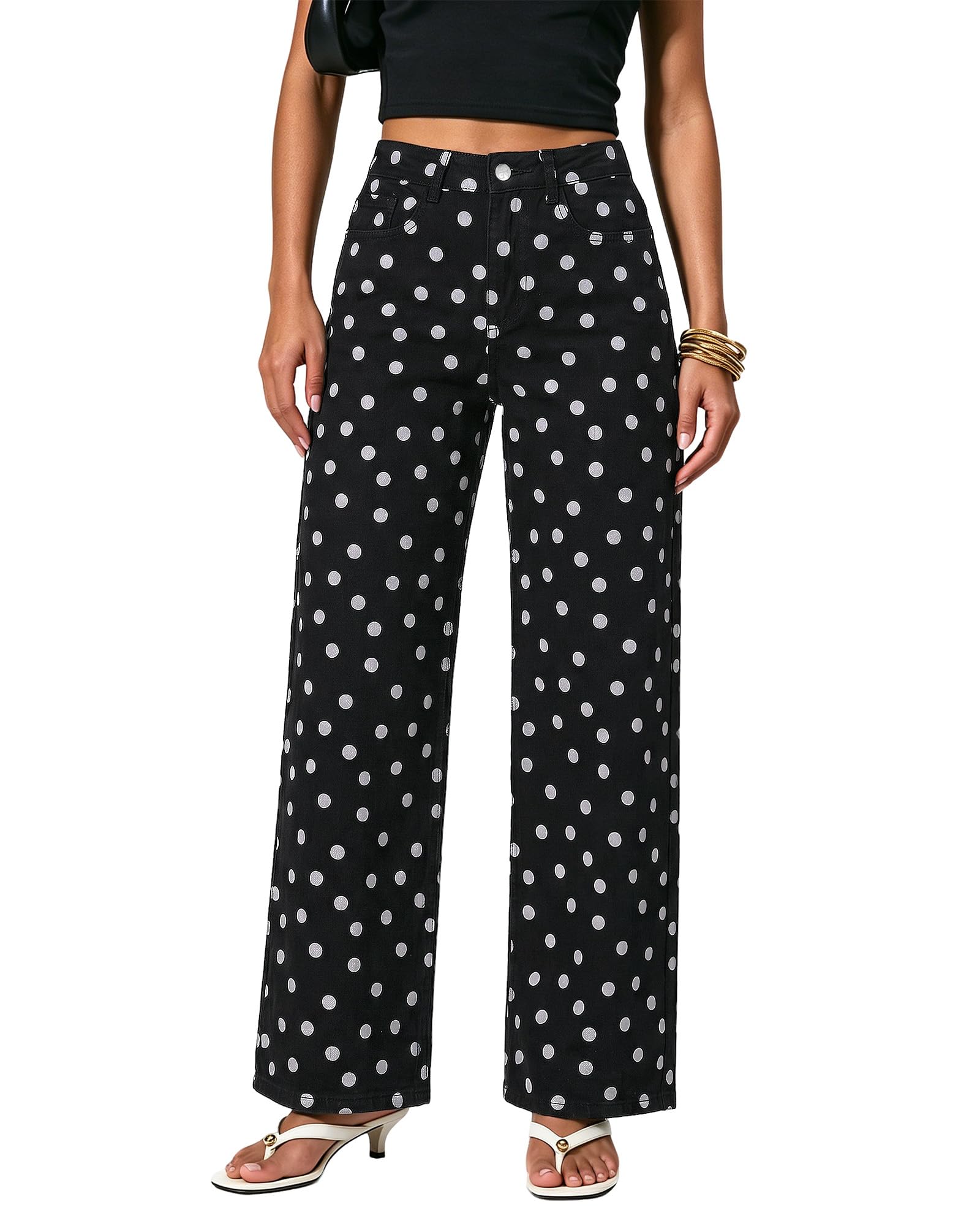 Wide Leg Jeans, Medium