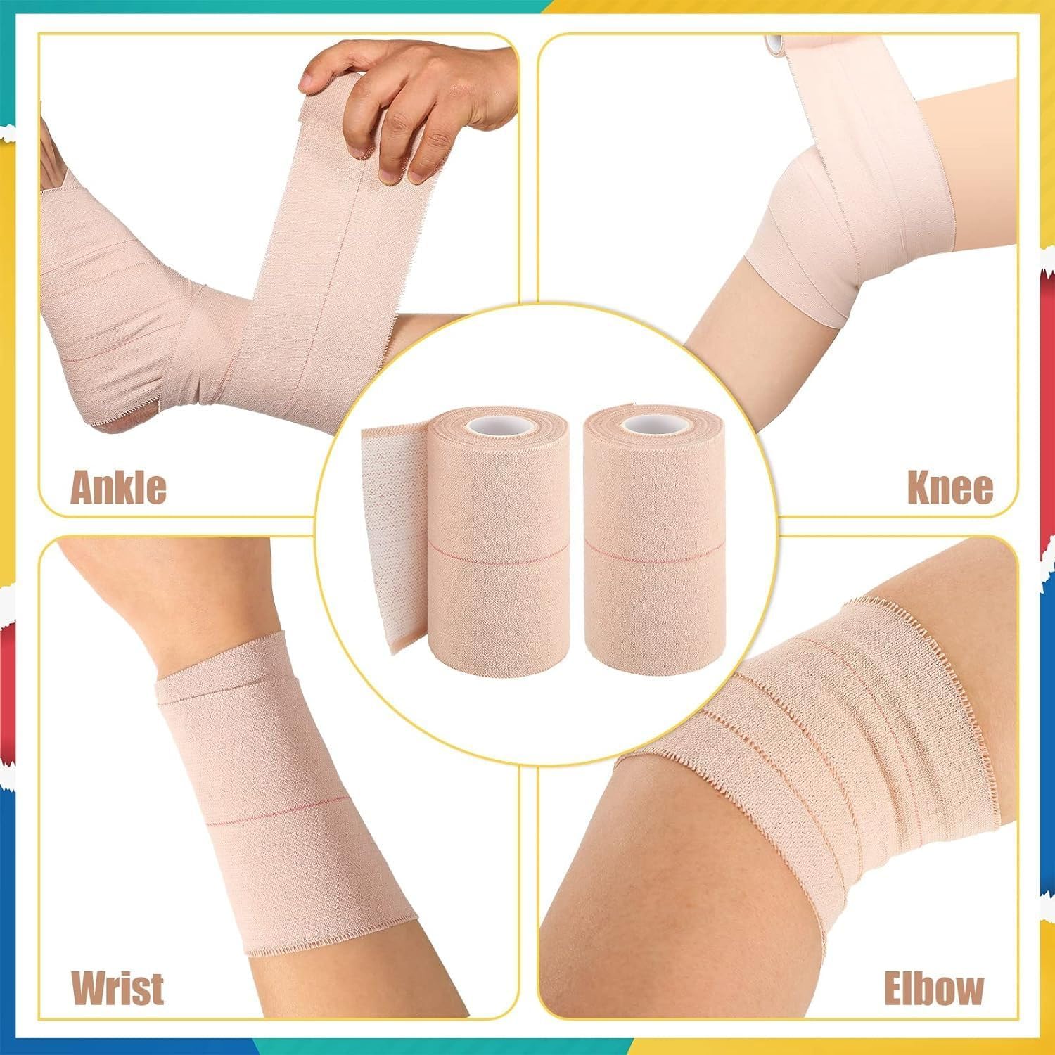 ESSITY LEUKOBAND ELASTIC ADHESIVE BANDAGE 10cm x 4/6mt (Pack of 1) — Amazon image 2