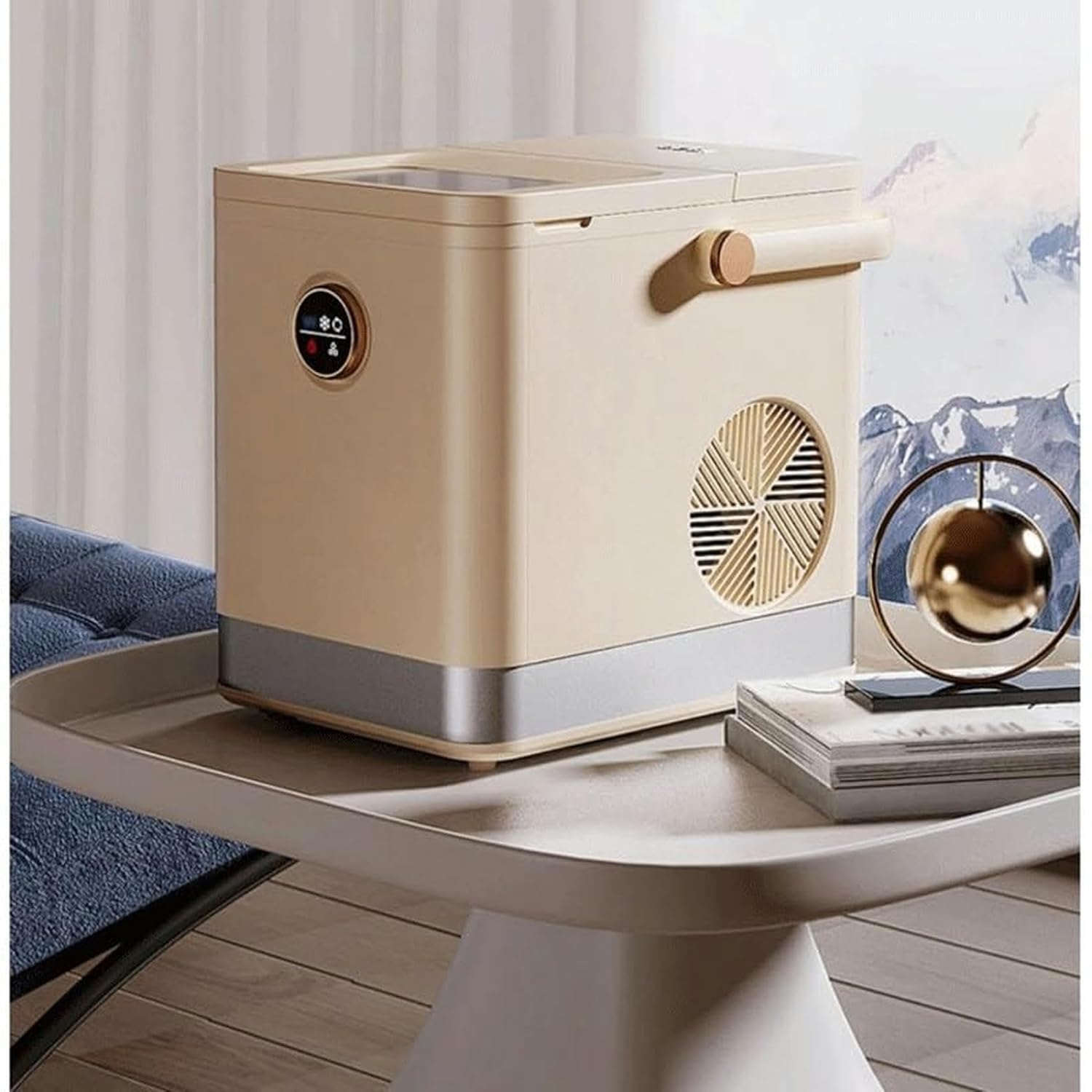 Home Small Dormitory Bar Air-Cooled Ice Machine Ice Automatic Making Machine
