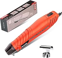 Vista 9 de LDK Pistola de calor 1200W 140℉~932℉ (60℃-500℃) Kit de pistola de aire caliente resistente con control de temperatura variable con 2 ajustes