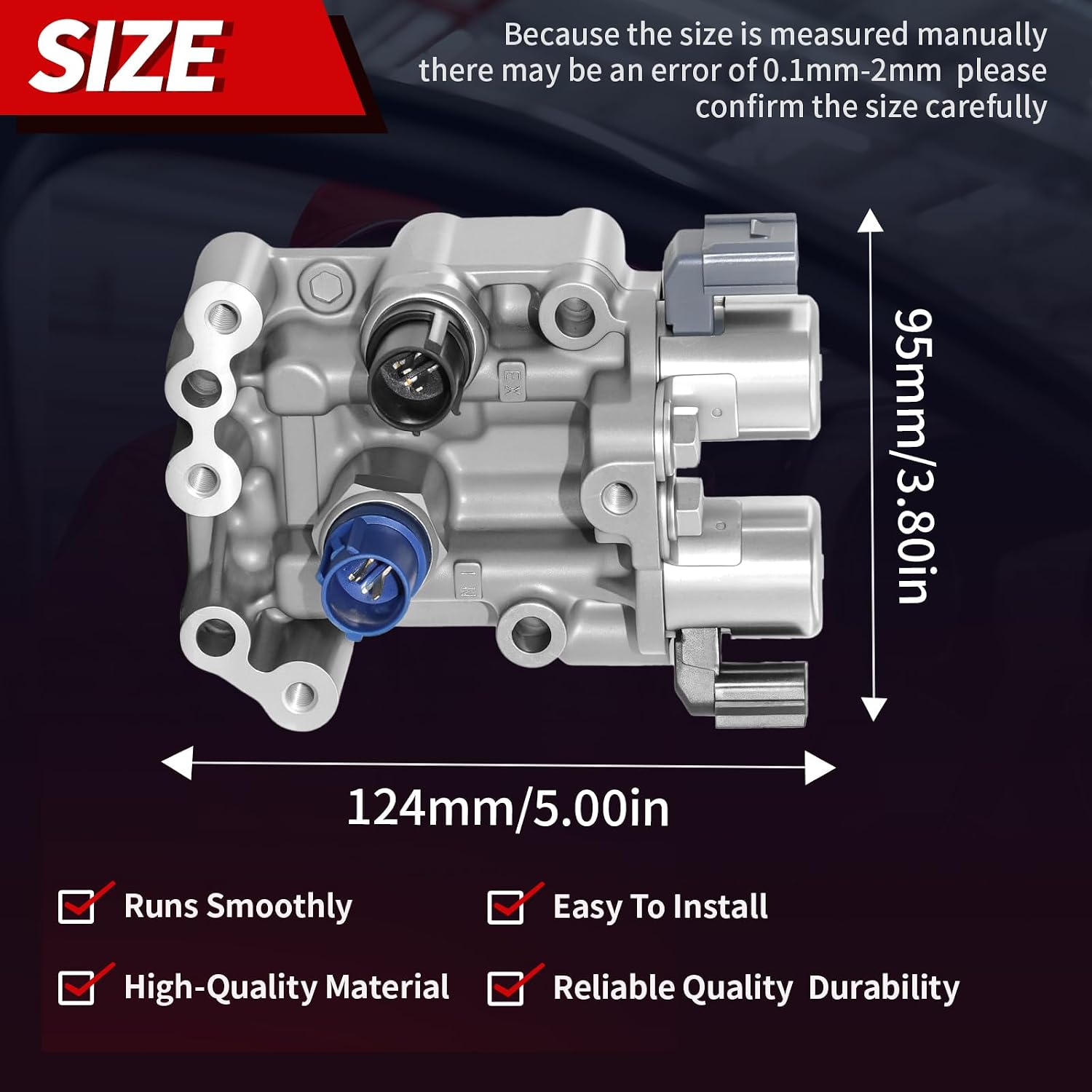 918-007 15811-R41-L01 2.4L L4 Oil Control Variable Valve Timing VVT Solenoid Valve For 2008-2012 Honda Accord Replace 15811R41L01 VV1189 TS1140 VVT289
