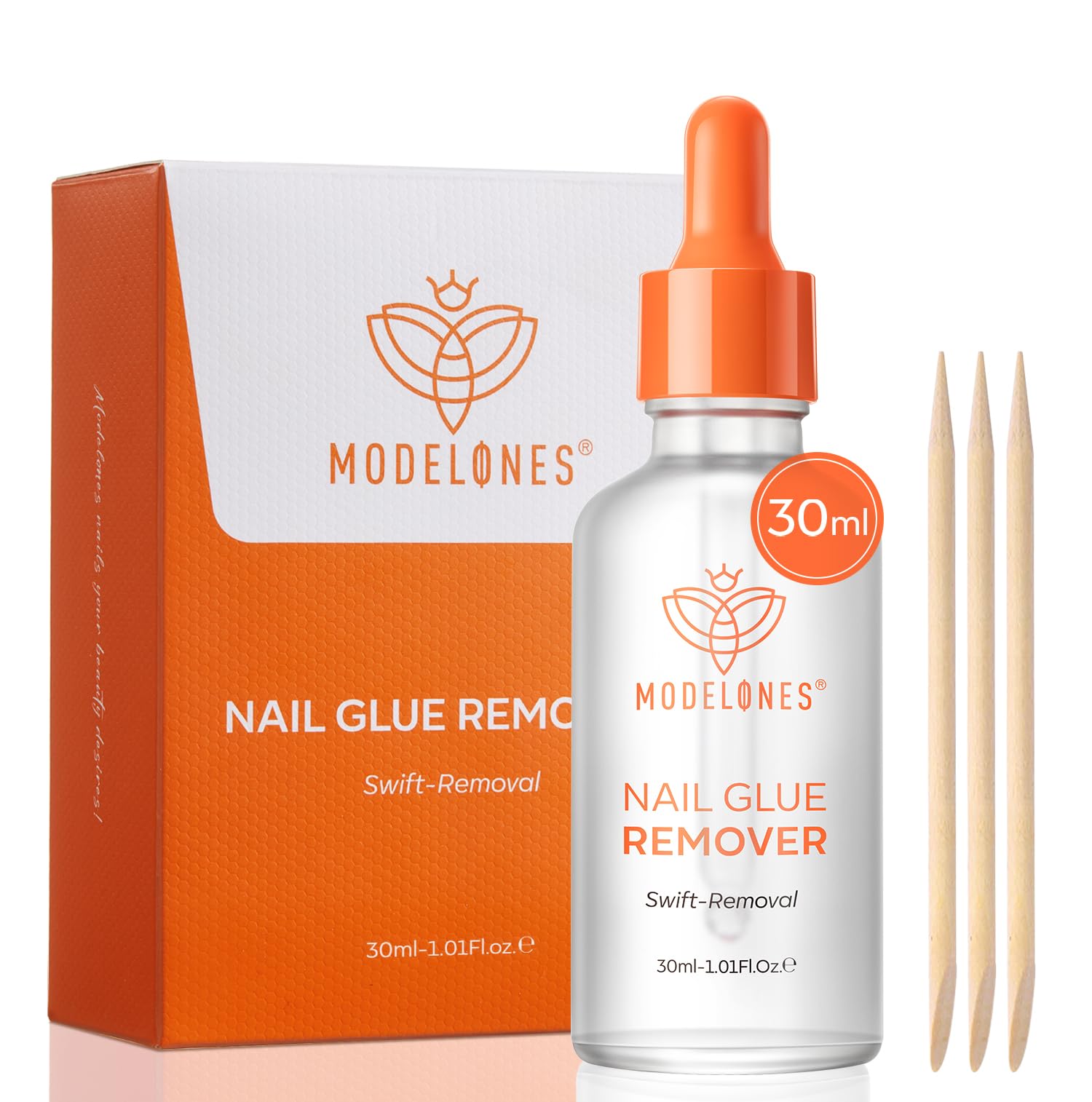 Modelones Środek do usuwania kleju do paznokci 30 ml