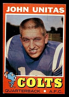 1971 Topps #1 Johnny Unitas Ex-Mint Colts