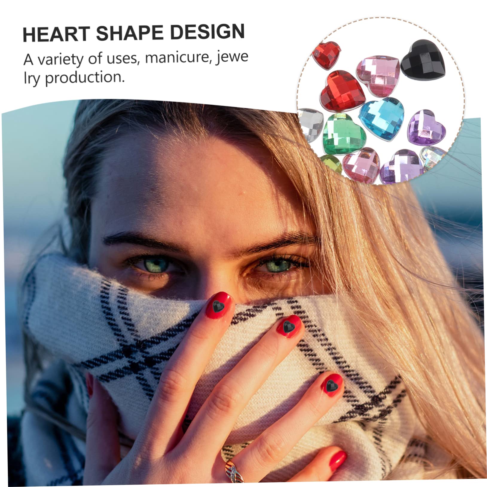 Healvian 3ensembles Charms Manucure Décorations Pour Fournitures Et Accessoires De Nail Art Coeur Esthétique Élégante Pour Manucures
