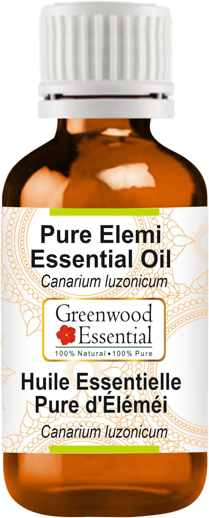 Greenwood Essential Pure Elemi Essential Oil (Canarium luzonicum) Steam Distilled Natural Therapeutic Grade 15ml (0.50 oz)