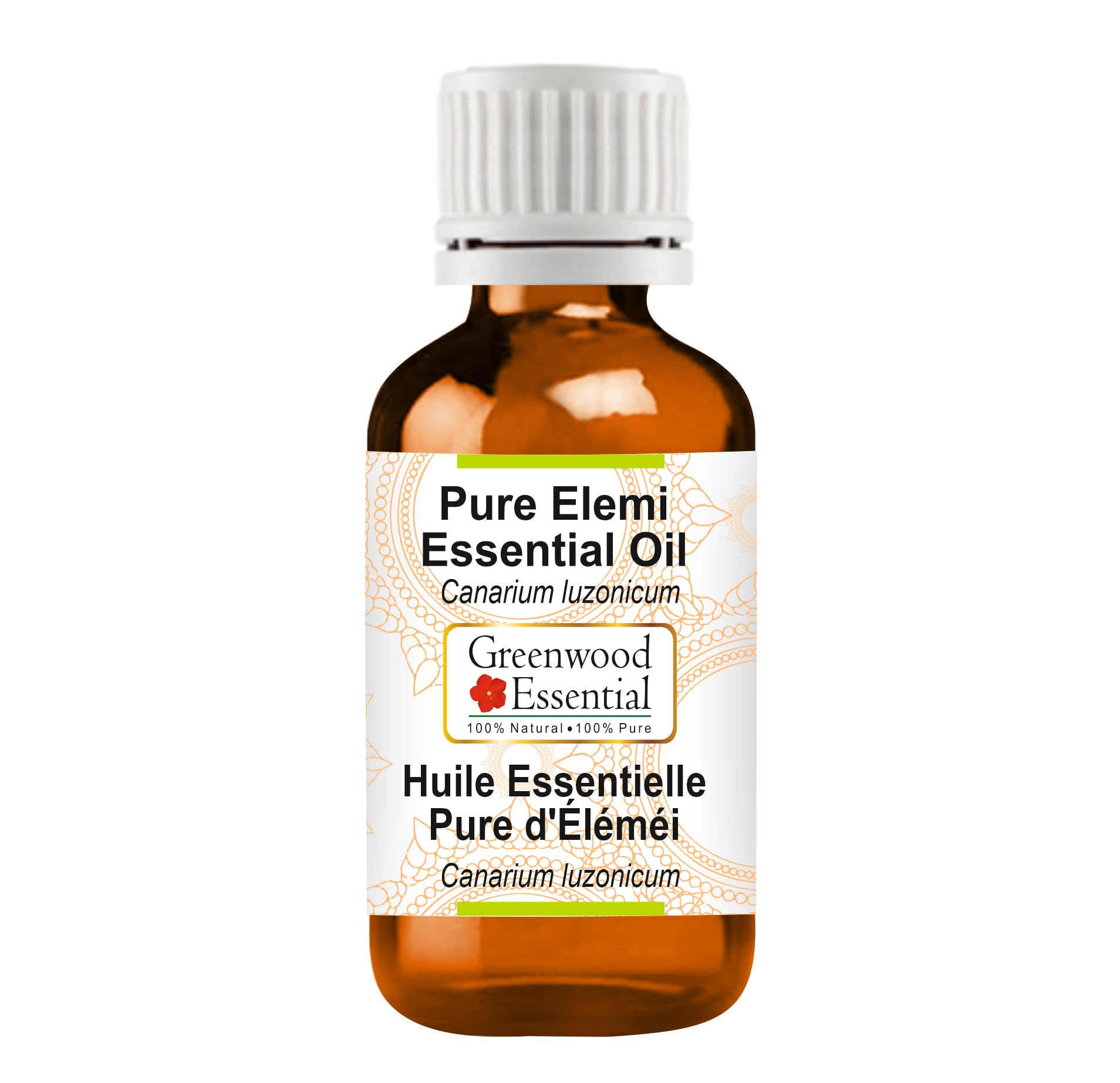 Greenwood Essential Pure Elemi Essential Oil (Canarium luzonicum) Steam Distilled Natural Therapeutic Grade 15ml (0.50 oz)