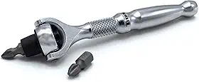 Chave de catraca itan 11318, 1/4 polegada, prata