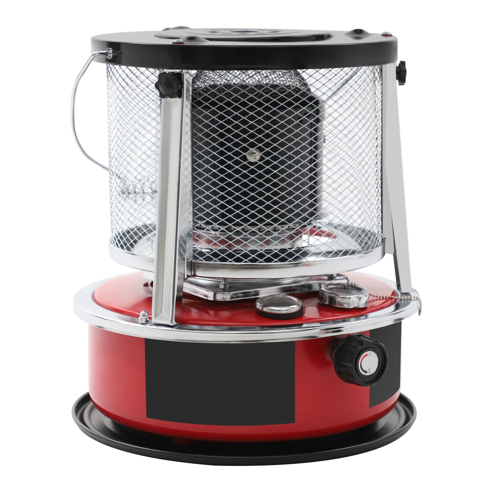 Riscaldatore a petrolio portatile, 8000 BTU, con serbatoio da 5 l, senza corrente, per barca, yacht, campeggio, giardino, garage, fino a 18 ore di riscaldamento