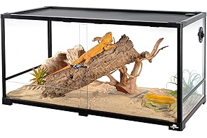 Spacious 50-Gallon Terrarium for Reptile Habitats