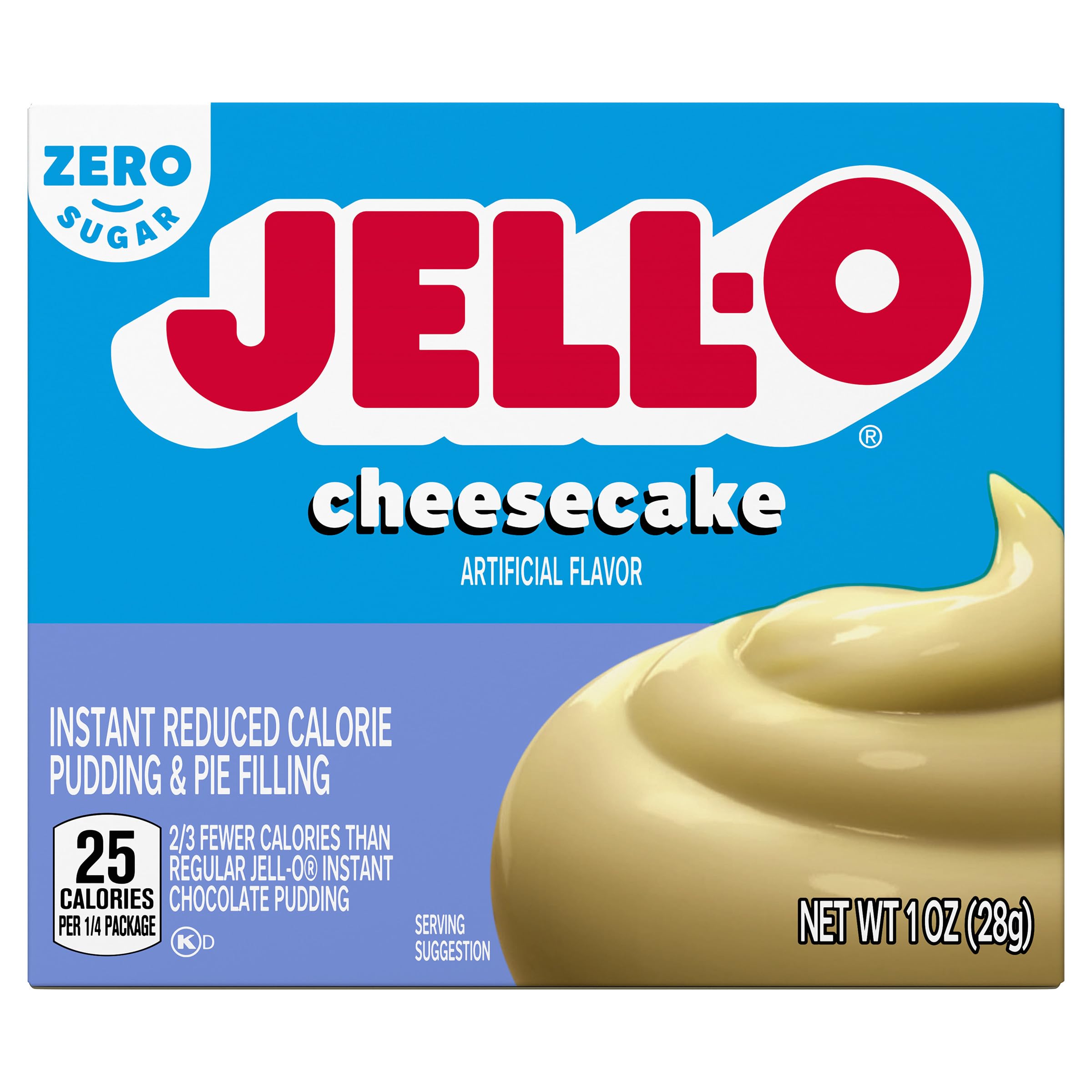 Jell-O Instant Pudding & Pie Filling Sugar Free, Cheesecake - 28g